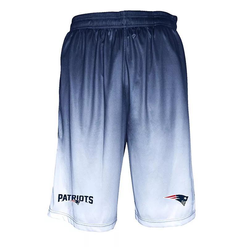 Mens New England Patriots Big & Tall Faded Shorts Blue Product Image