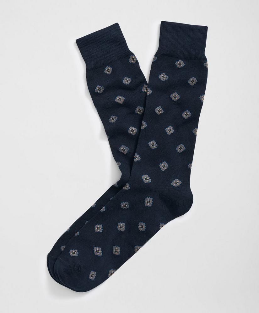 Cotton Blend Foulard Socks Product Image