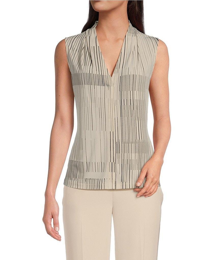 Calvin Klein Striped V-Neck Sleeveless Cami Top product image