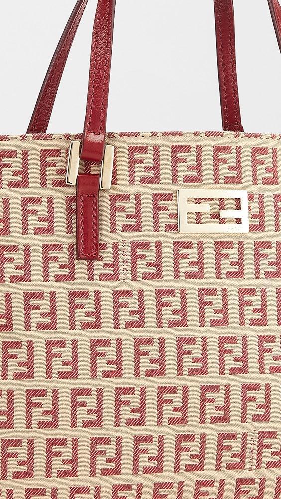 What Goes Around Comes Around Fendi Red Zucchino Tote Small | Shopbop Product Image