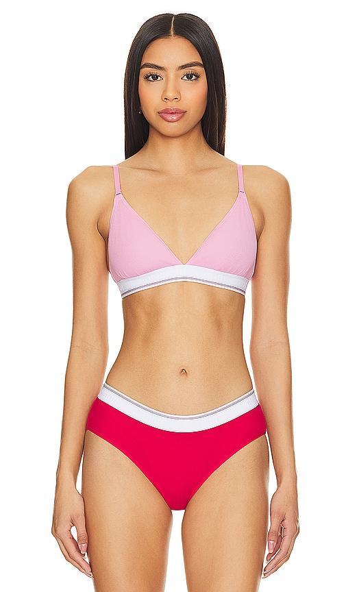 Alexander Wang Triangle Bra Bralette Light Grey. (also in L). Product Image