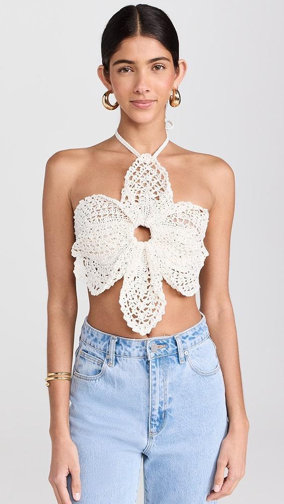 Cult Gaia Darlena Crochet Top | Shopbop Product Image