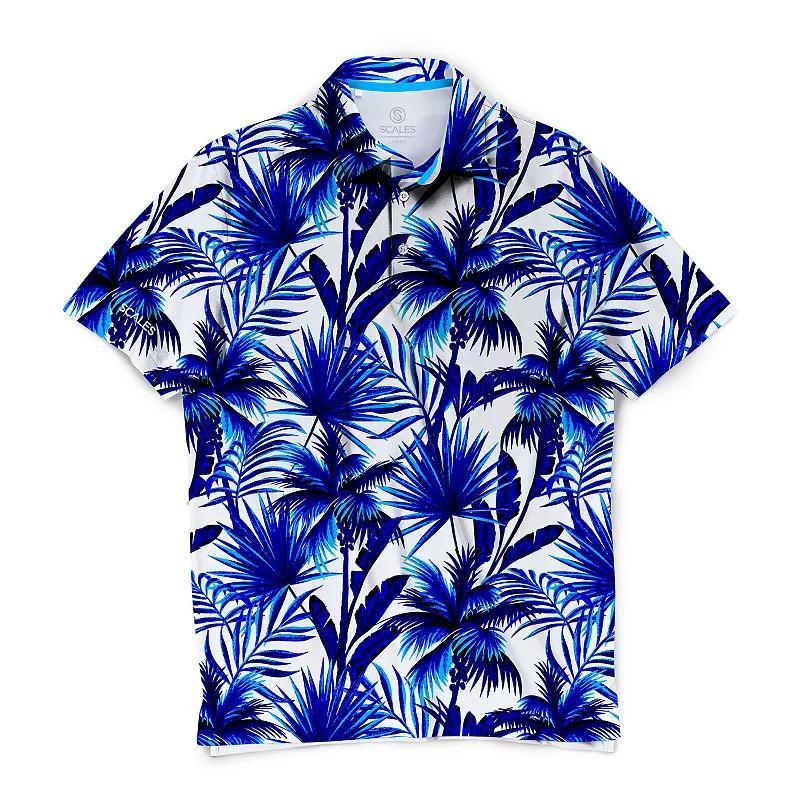 Mens SCALES Offshore Clubhouse Collection Golf Polo Shirt Product Image