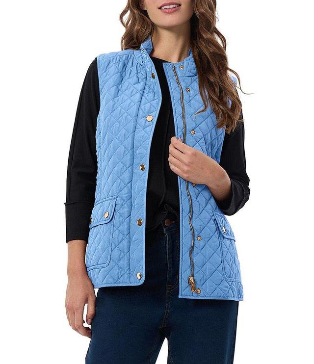 Jones New York Quilted Patch Pocket Vest Product Image