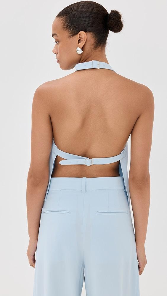 WARDROBE.NYC Backless Halter Top | Shopbop Product Image