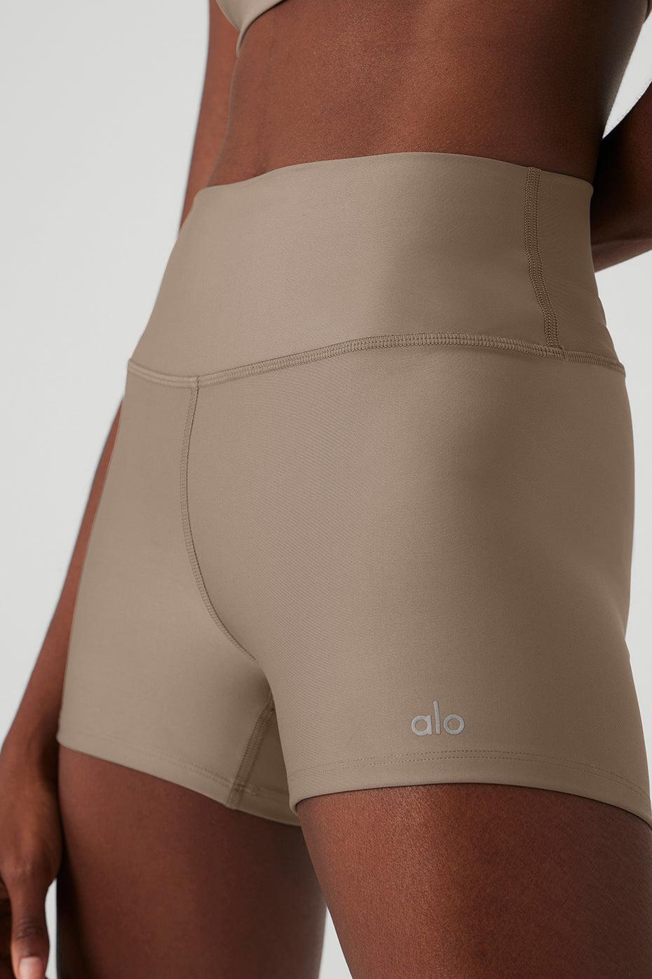 3" High-Waist Airlift Short - Gravel Female product image