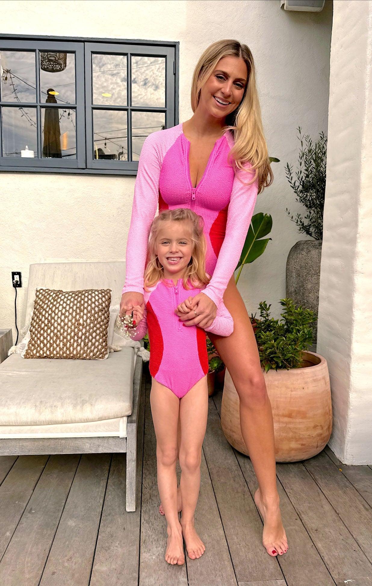 Surfside One Piece ~ Pink Pop Scrunch Product Image