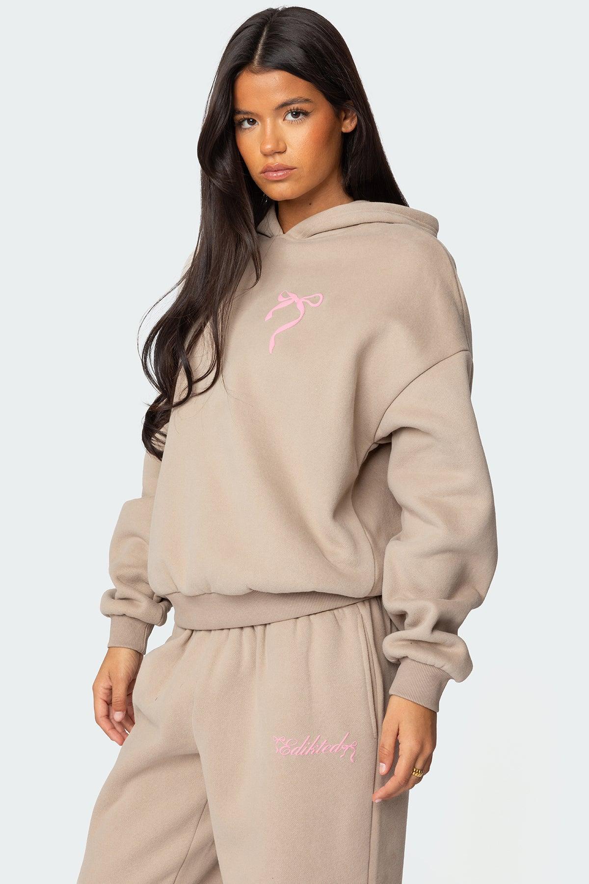 Sasha Bow Detail Hoodie Product Image