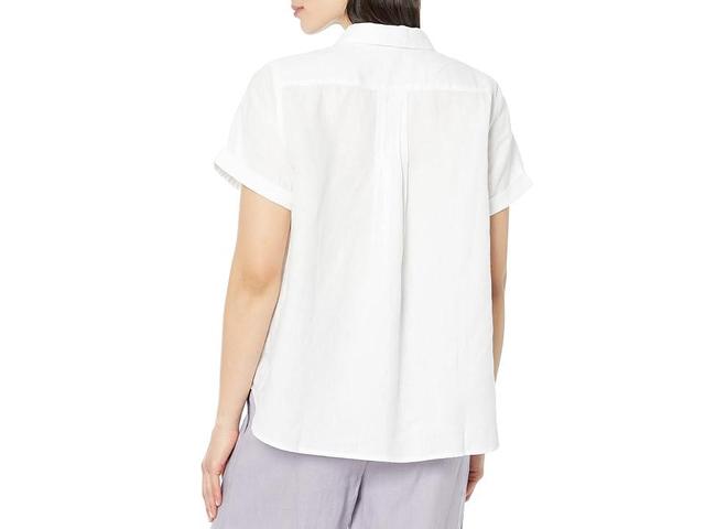 Tommy Bahama Coastalina Short Sleeve Camp Shirt (White) Women's Clothing Product Image