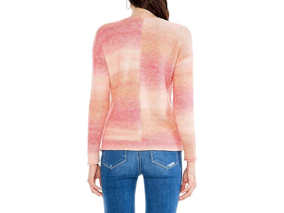 NIC+ZOE Sunset Mix Sweater (Pink Mix) Women's Clothing Product Image