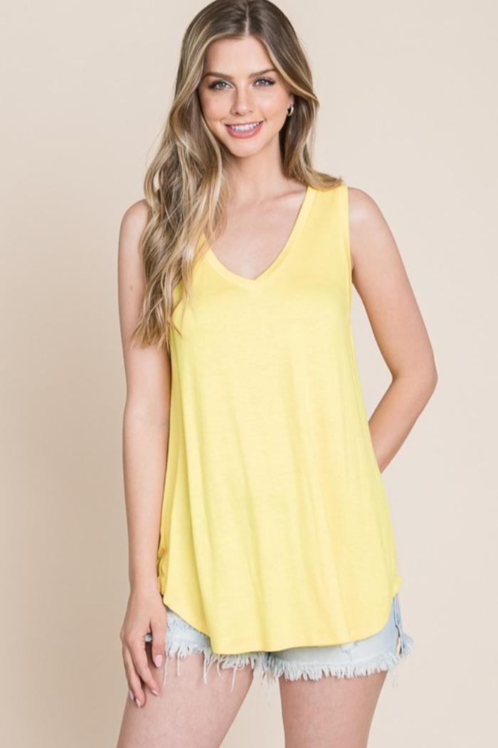 Deep V Neck Tank Top product image