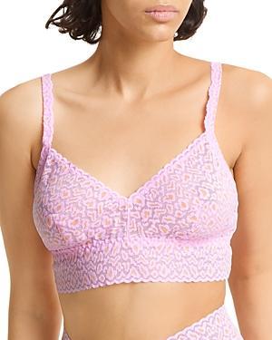 Hanky Panky Cross Dye Retro Lace Triangle Bralette Product Image