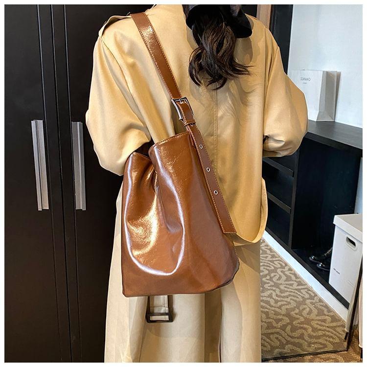 Faux Leather Bucket Bag product image