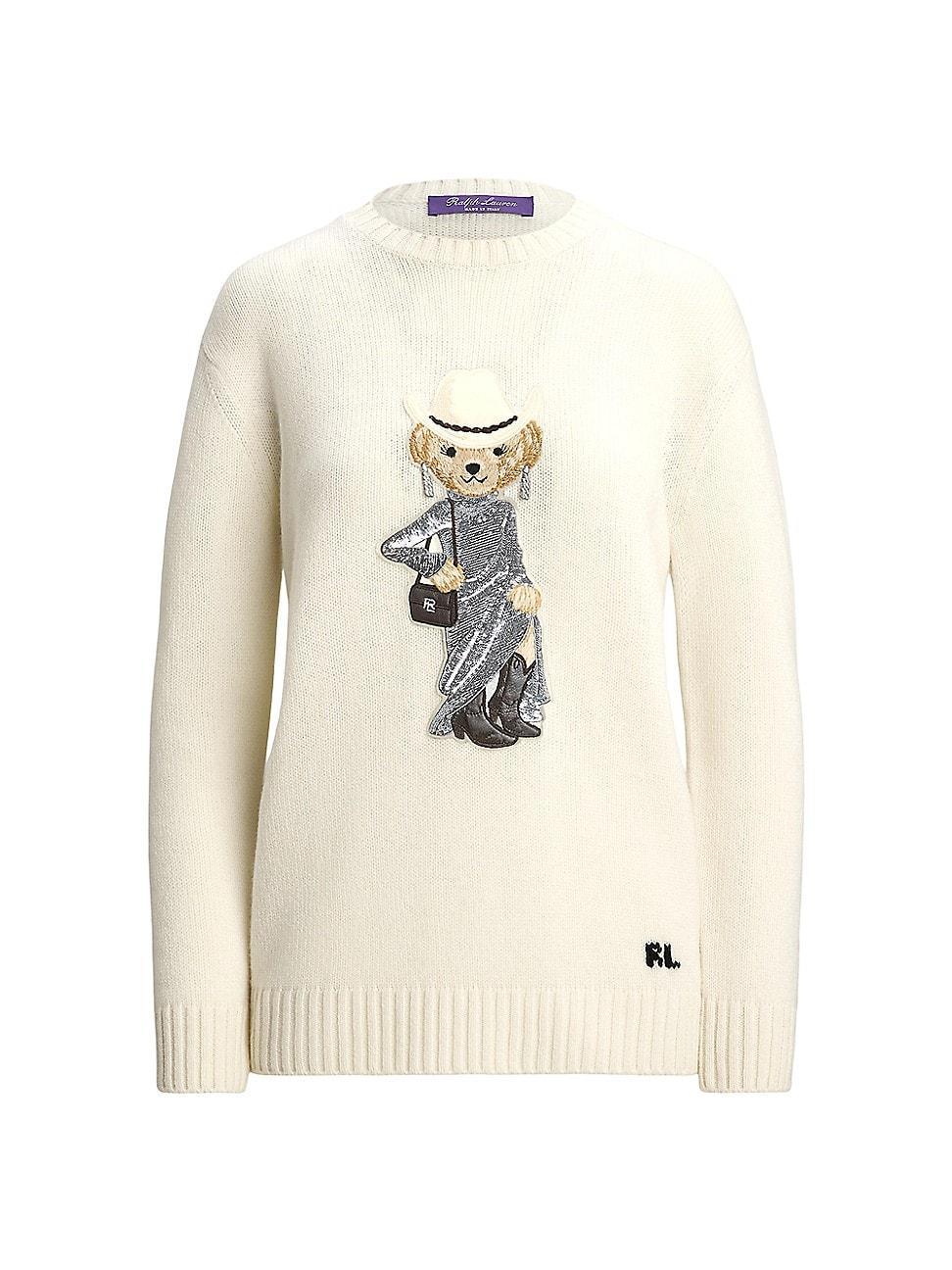 Womens Bear Cashmere Sweater Product Image