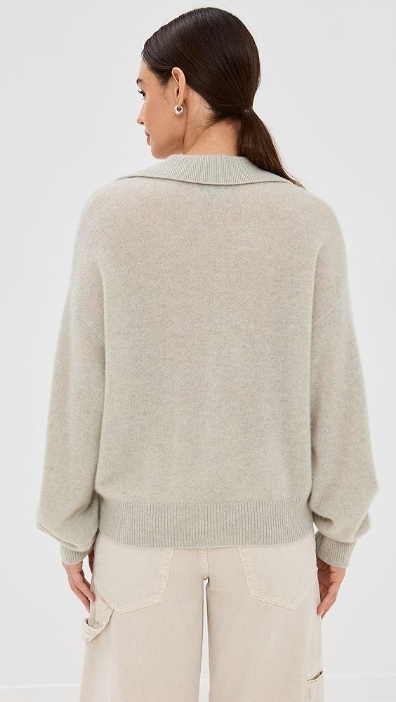 Le Kasha Jackson Brushed Cashmere Open Collar Sweater | Shopbop Product Image