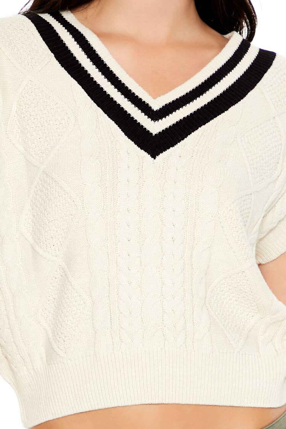 Varsity-Striped Sweater Vest | Forever 21 Product Image