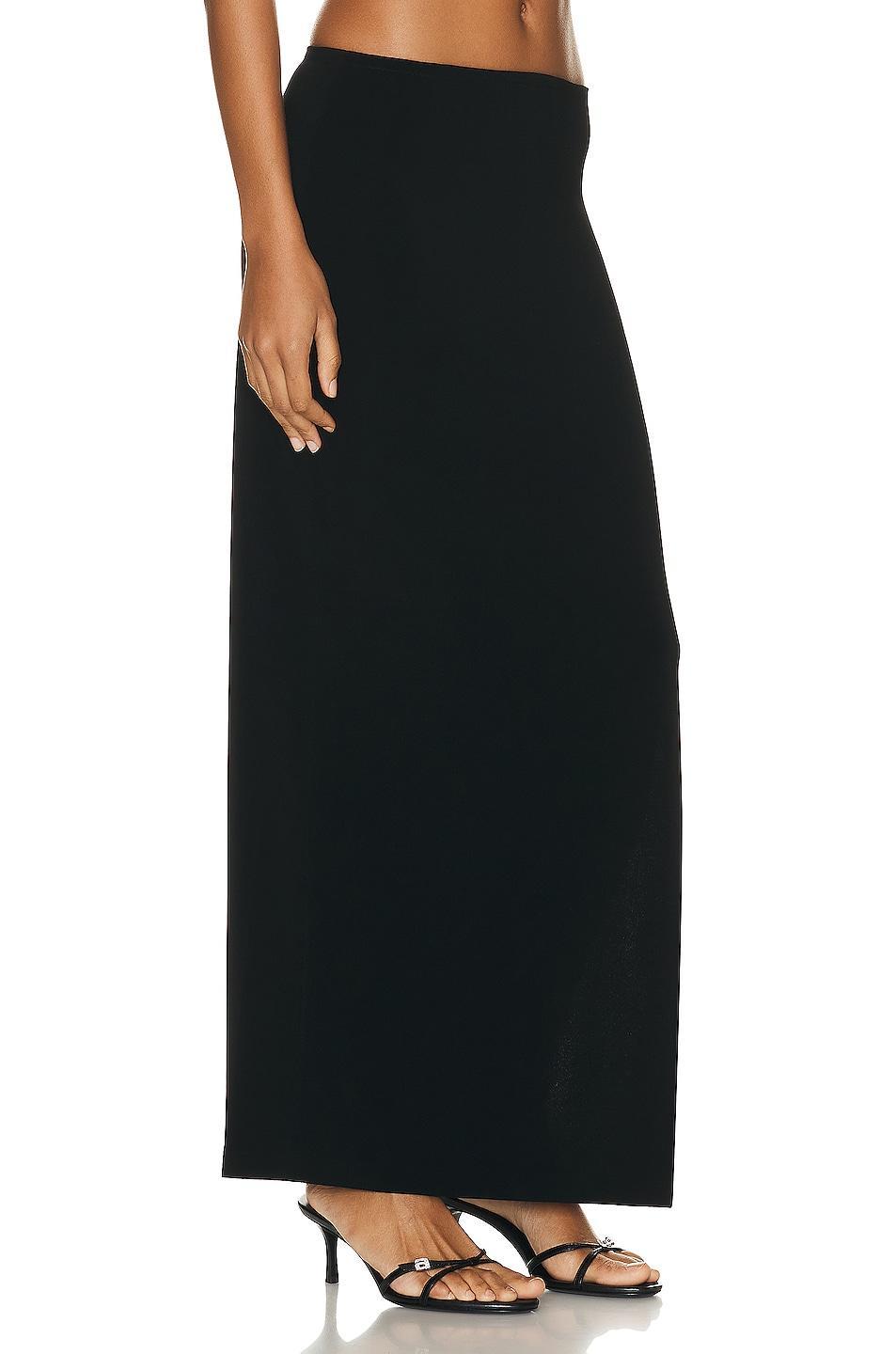 Womens Side Slit Maxi Skirt Product Image