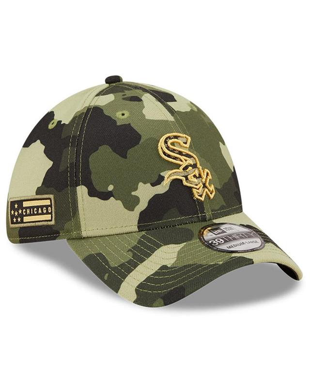 Men's New Era Camo Chicago White Sox 2022 Armed Forces Day 39THIRTY Flex Hat Product Image