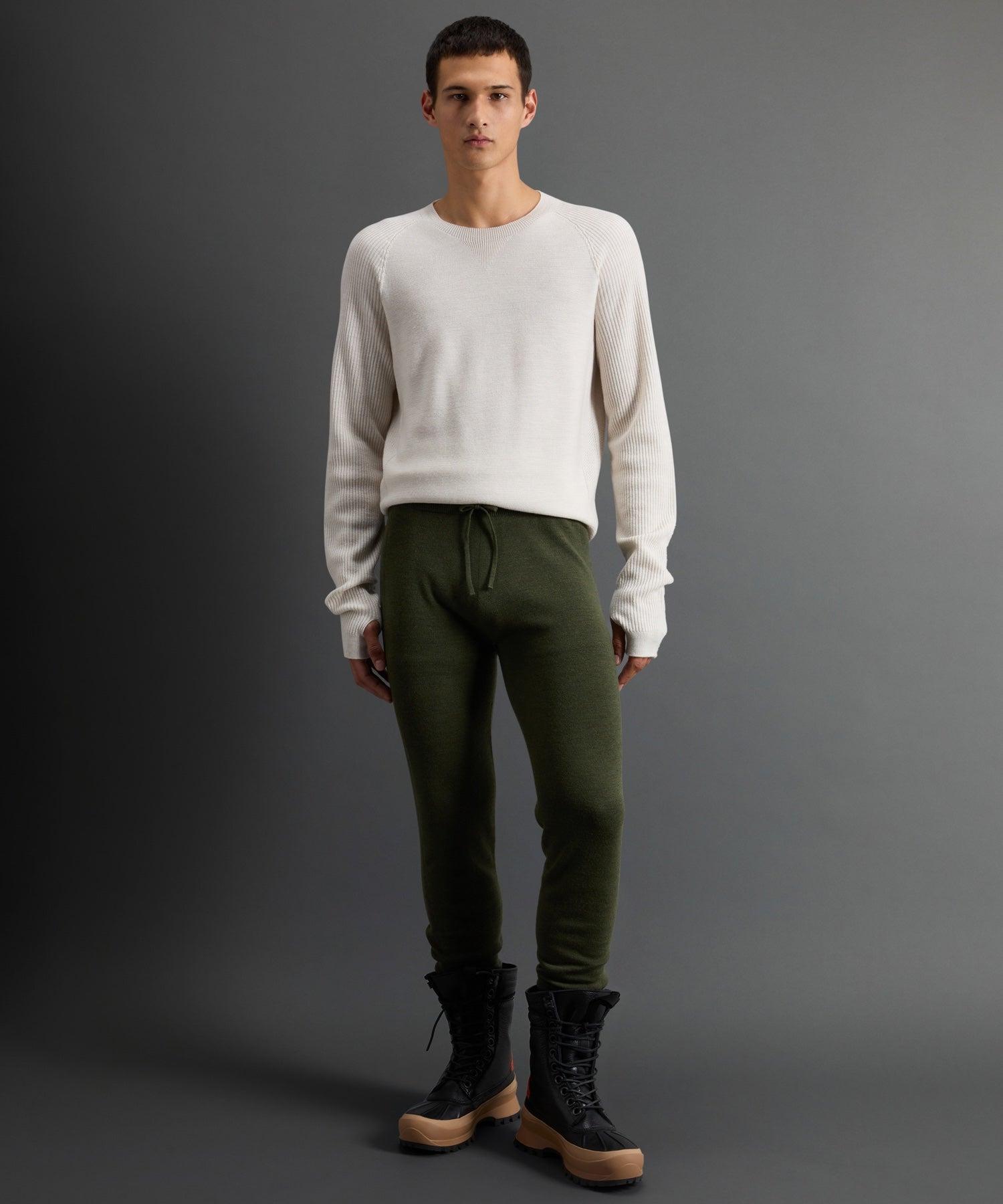 Todd Snyder X Woolrich Technical Merino Long Johns in Olive Male Product Image