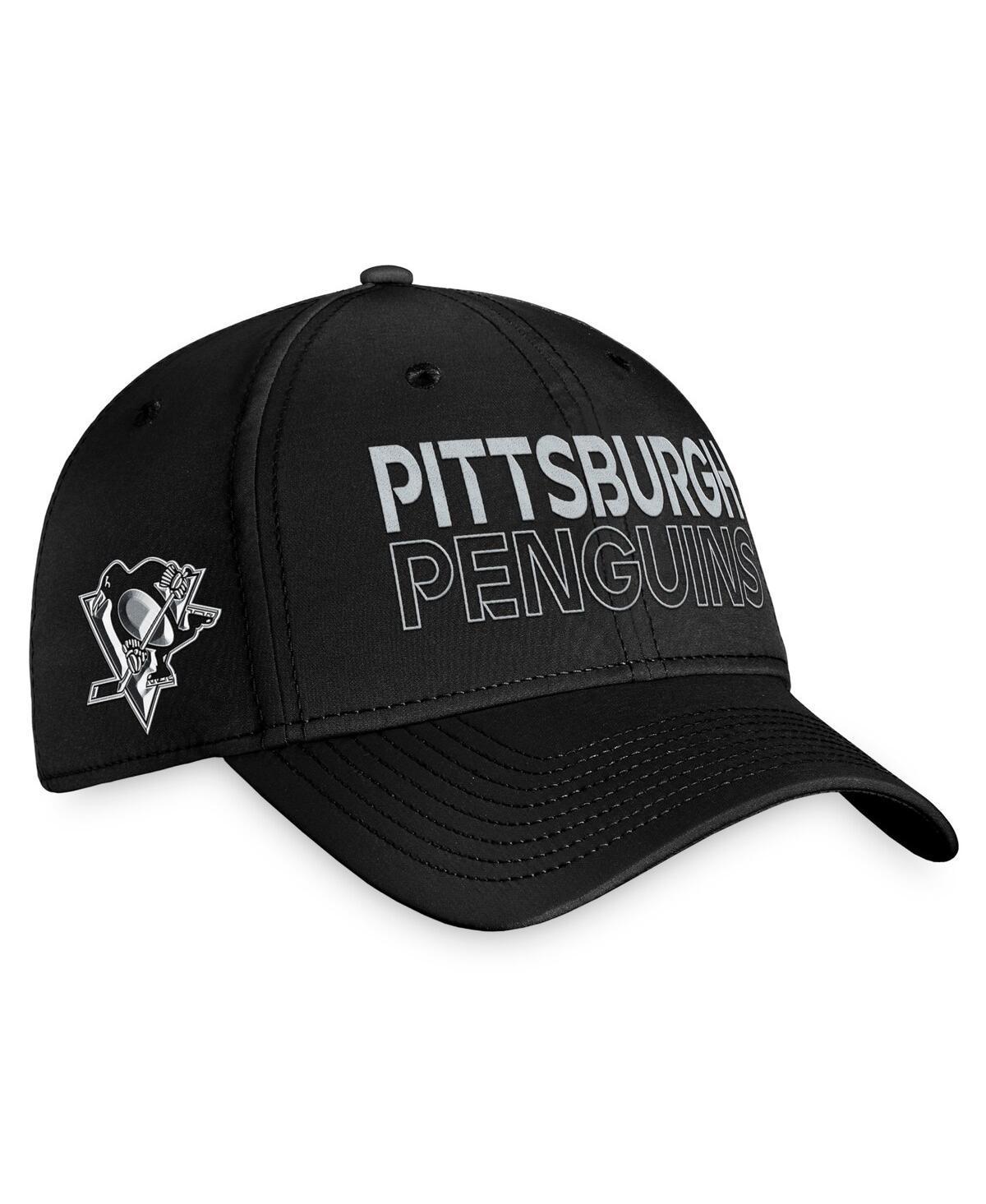 Mens Fanatics Branded Pittsburgh Penguins Authentic Pro Road Flex Hat Product Image