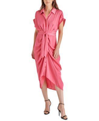 Women's Tori Tie-Front Midi Shirtdress Product Image