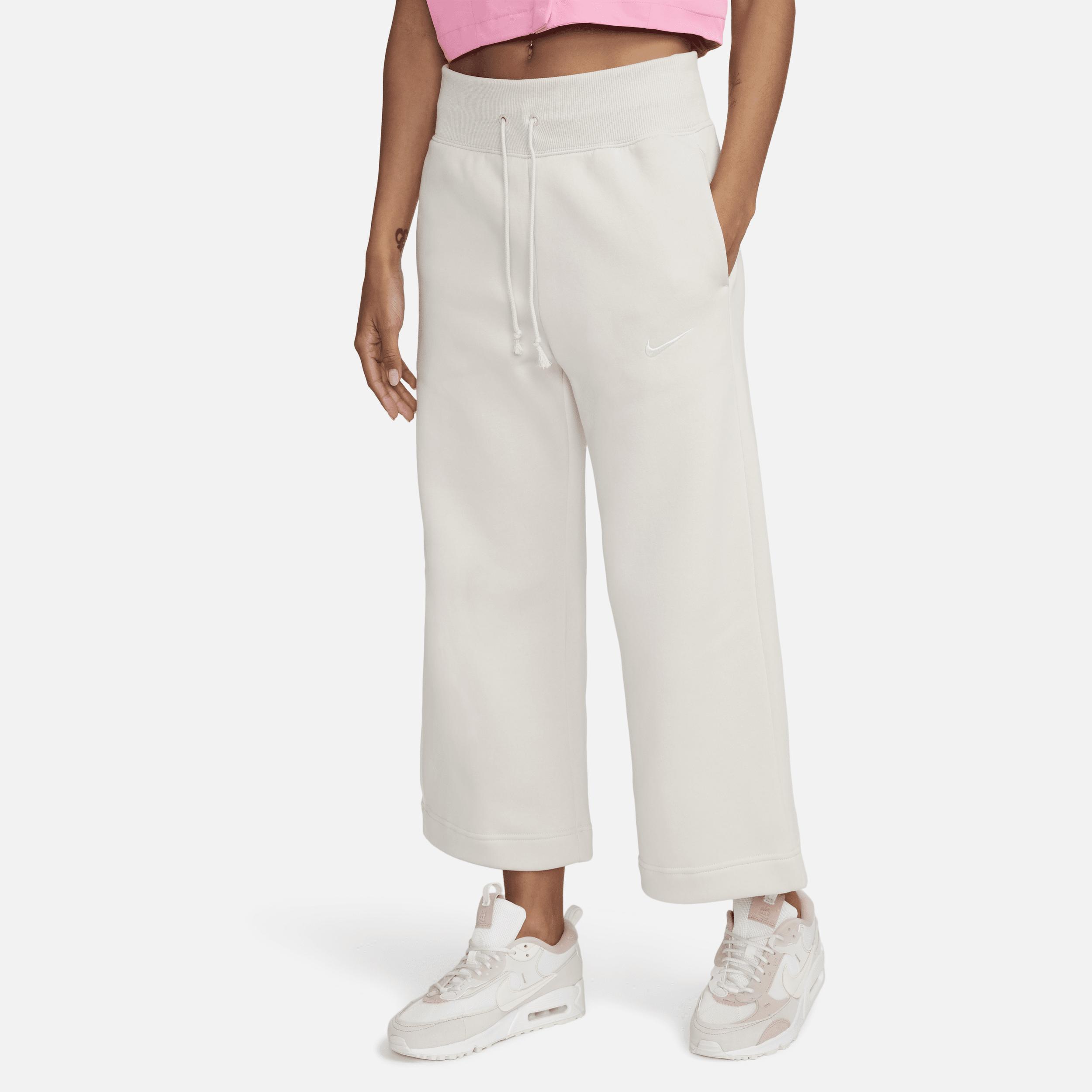 Nike Sportswear Phoenix High Waist Fleece Crop Sweatpants Product Image