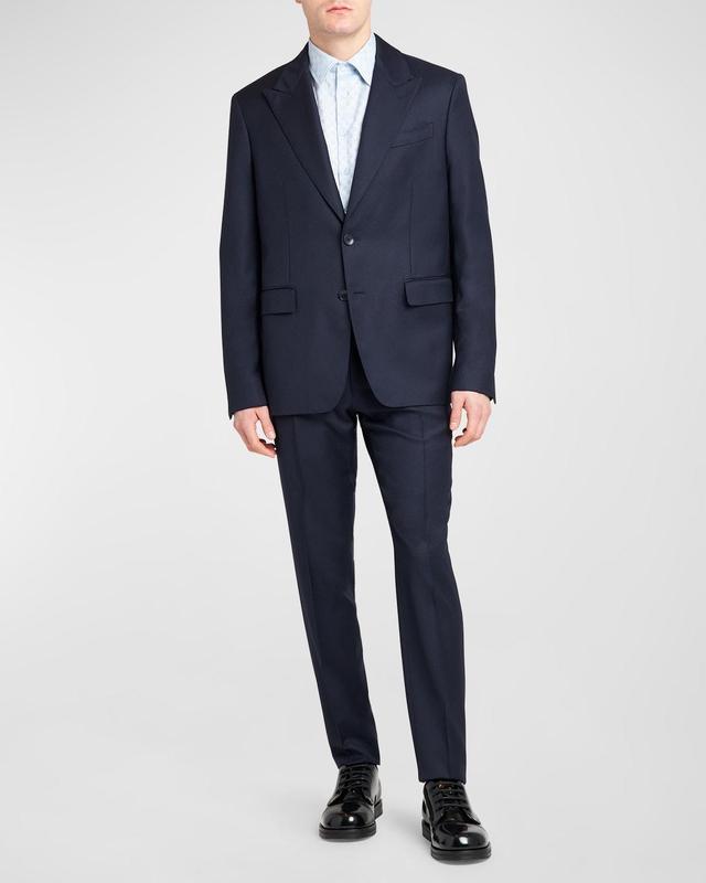 Mens Micro-Jacquard Two-Piece Suit Product Image