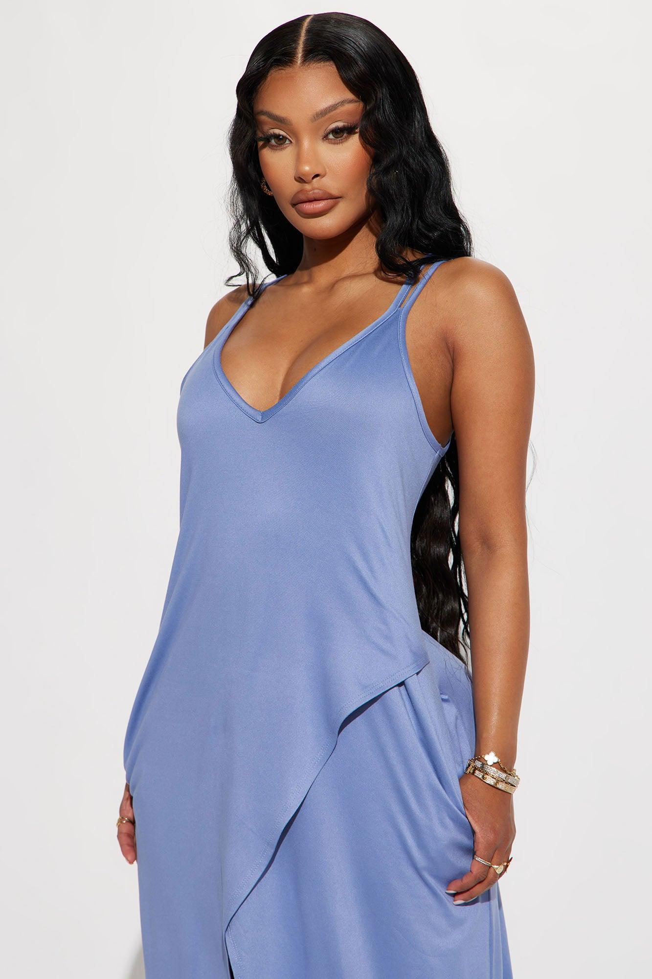 Camille Maxi Dress - Blue Product Image