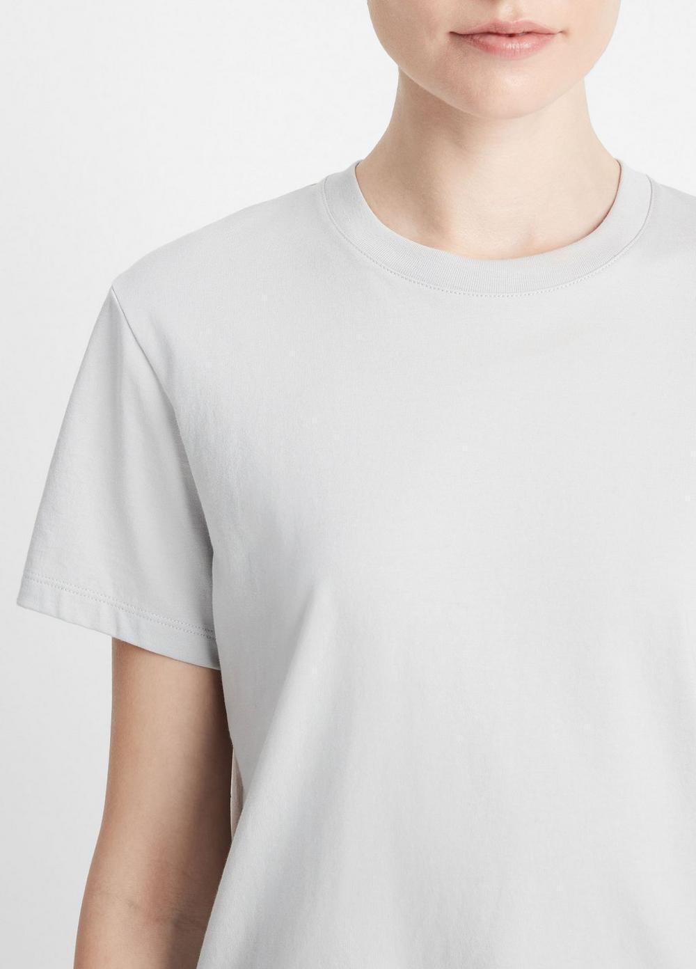 Pima Cotton Crew Neck T-Shirt Product Image