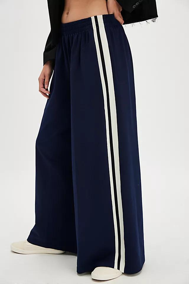 Norma Kamali Boyfriend Elephant Side Stripe Pants Product Image