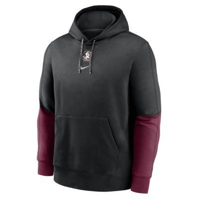 Ohio State Buckeyes Sideline Team Issue Club Men's Nike College Pullover Hoodie Product Image