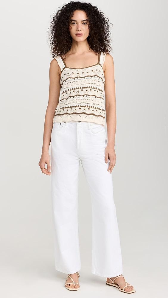 La Ligne Stripe Jane Tank With Beads | Shopbop Product Image