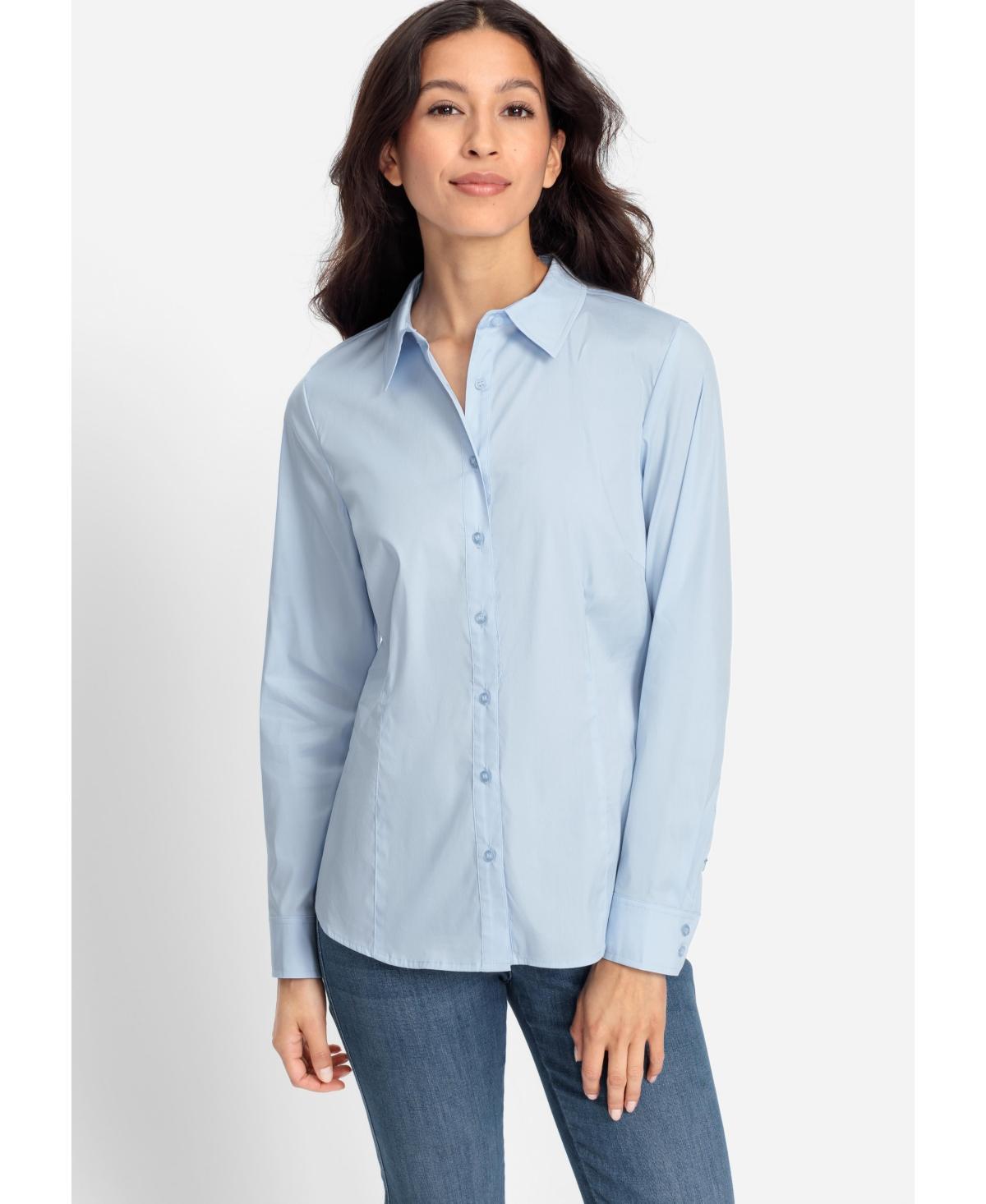 Olsen Womens Classic Button Up Shirt Product Image