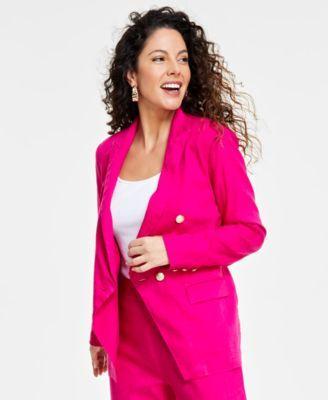 I.n.c. International Concepts Womens Double-Breasted Blazer, Created for Macys Product Image