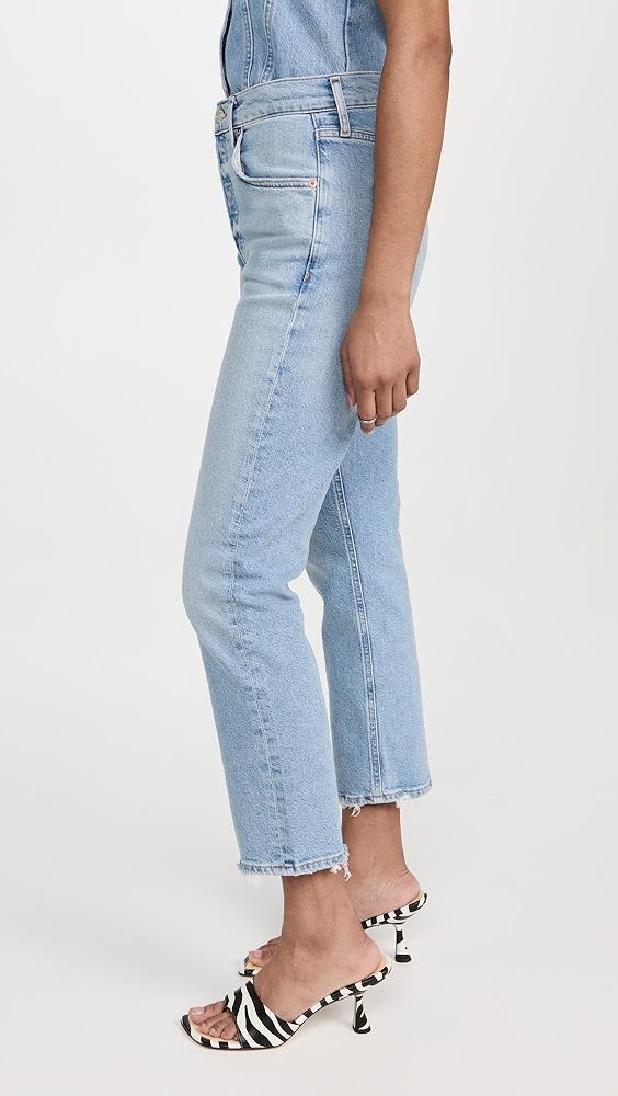 AGOLDE Riley High Rise Straight Crop Jeans | Shopbop Product Image