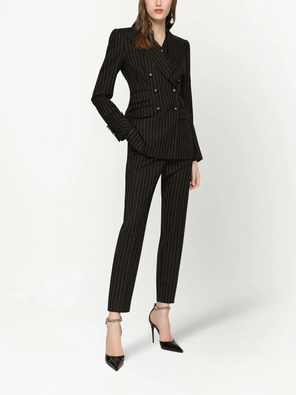 DOLCE & GABBANA Wool Tailored Jacket In Black Product Image