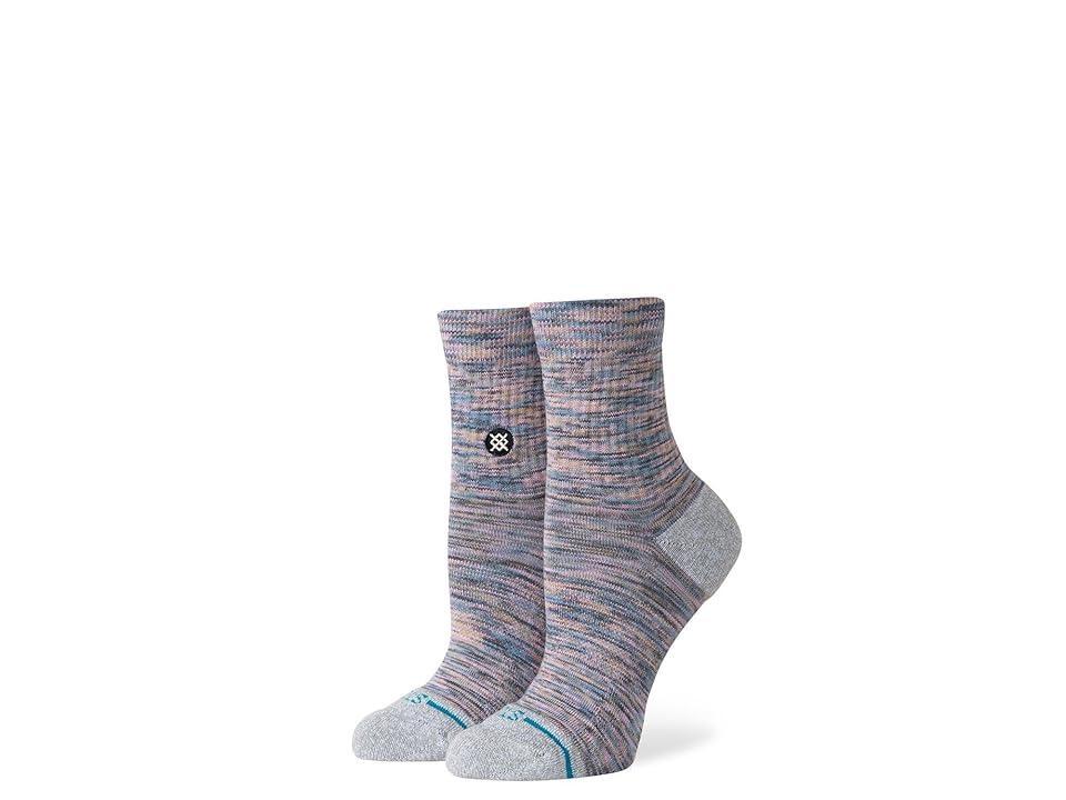 Stance Blended Quarter (Lilac Ice) Women's Crew Cut Socks Shoes Product Image