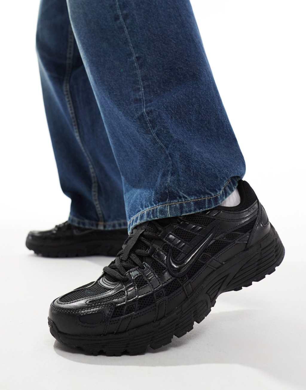 Nike P-6000 sneakers in triple black Product Image