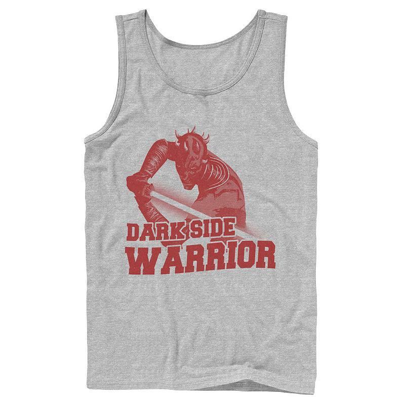 Mens Star Wars: Clone Wars Darth Maul Dark Side Warrior Tank Top Athletic Grey Product Image