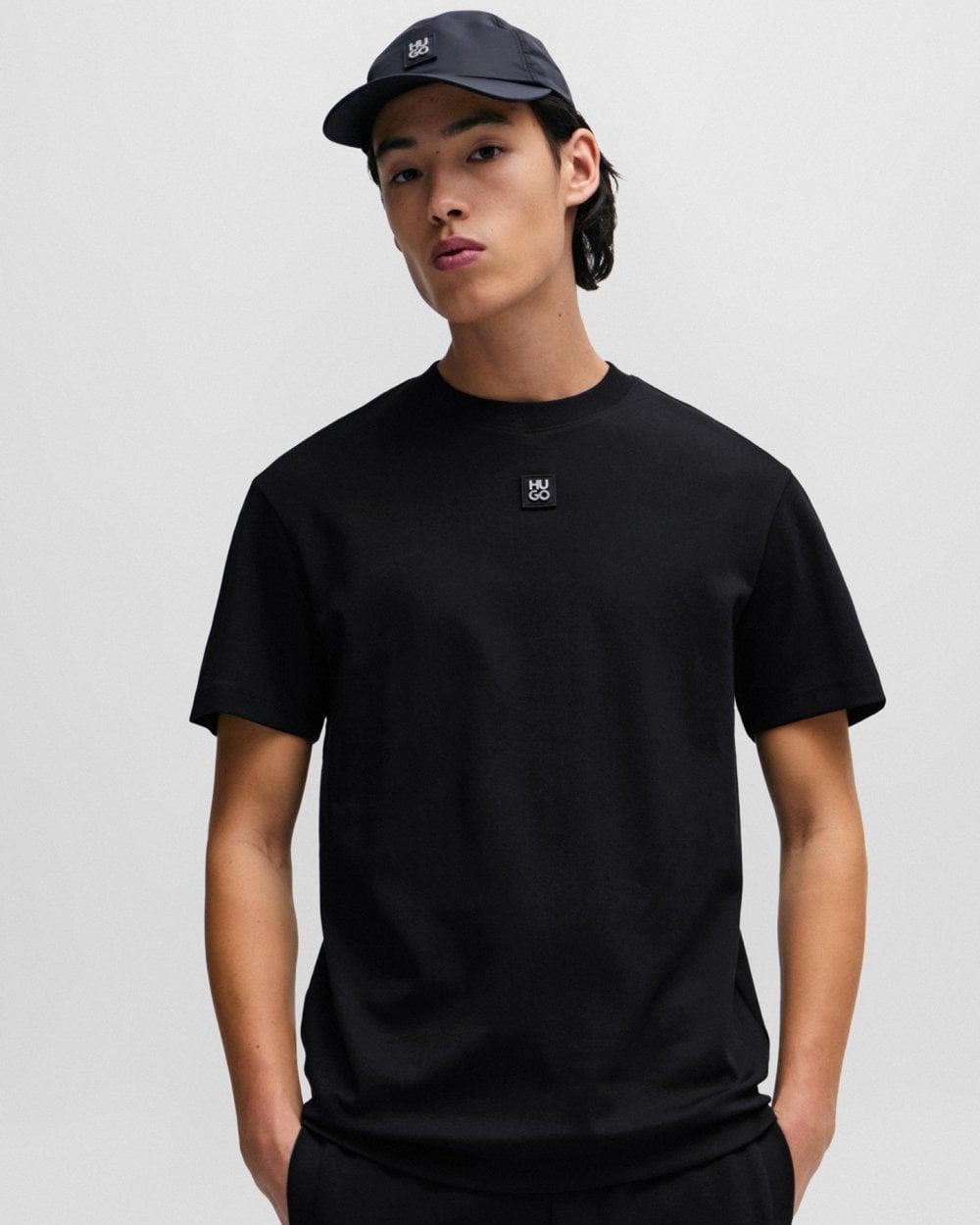 HUGO BOSS Dalile Mens T-shirt In Black 001 Product Image