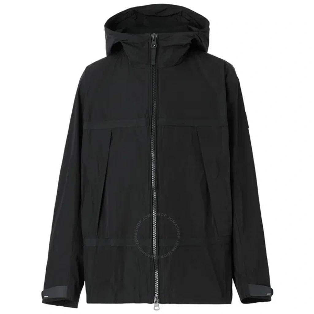 BURBERRY Lightweight Hooded Jacket In Black Product Image