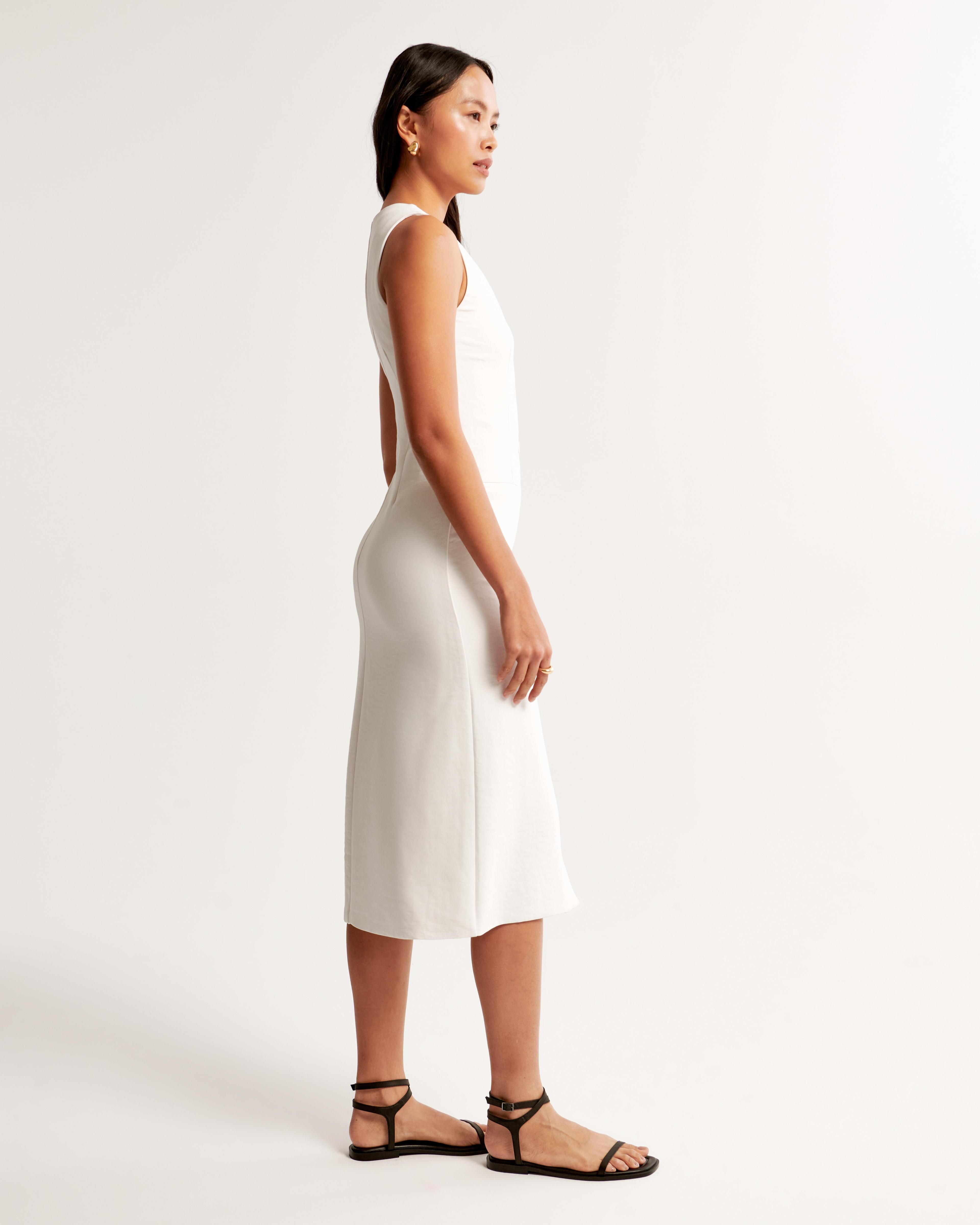 The A&F Mara Vest Midi Dress Product Image