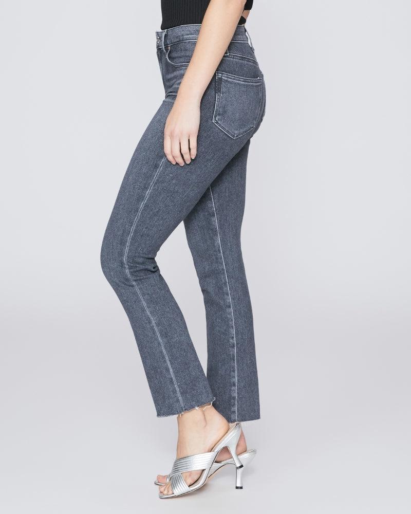 Paige Cindy with Raw Hem in Ash Black Female Product Image