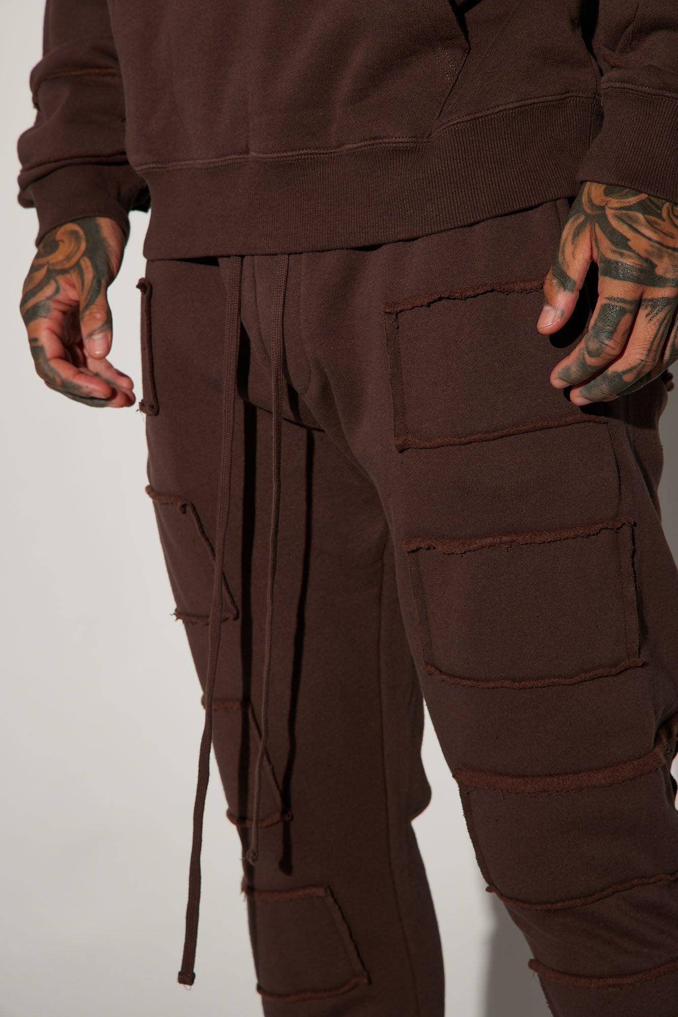 Tyson Let You Go Flared Sweatpant - Dark Brown Product Image