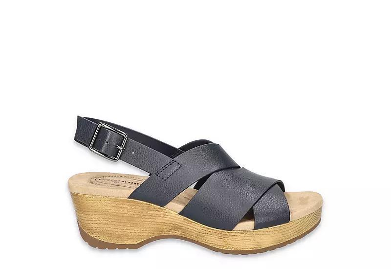 Easy Works By Easy Street Womens Raffey Wedge Sandals Product Image