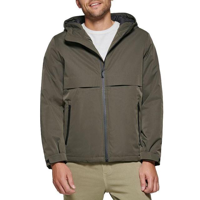 Mens Dockers Flex Hooded Jacket Green Product Image