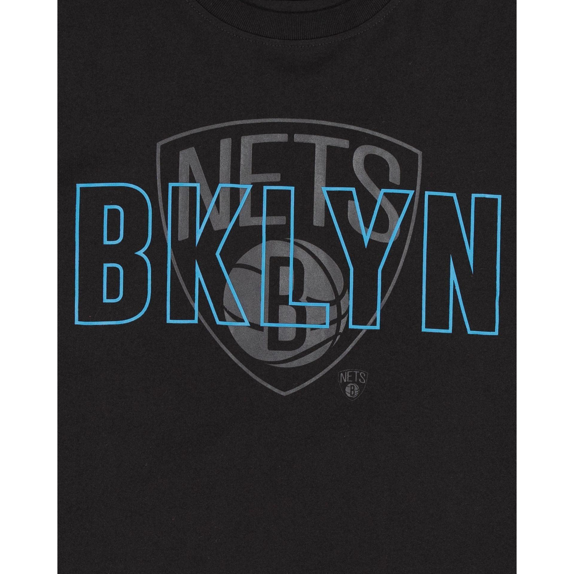 Brooklyn Nets 2023 City Edition Black T-Shirt Male Product Image