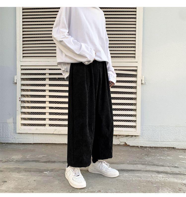 Corduroy Wide Leg Pants Product Image