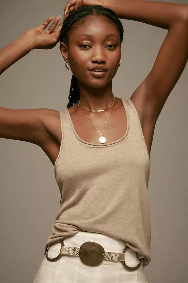 By Anthropologie Scoop-Neck Slinky Sweater Tank Product Image