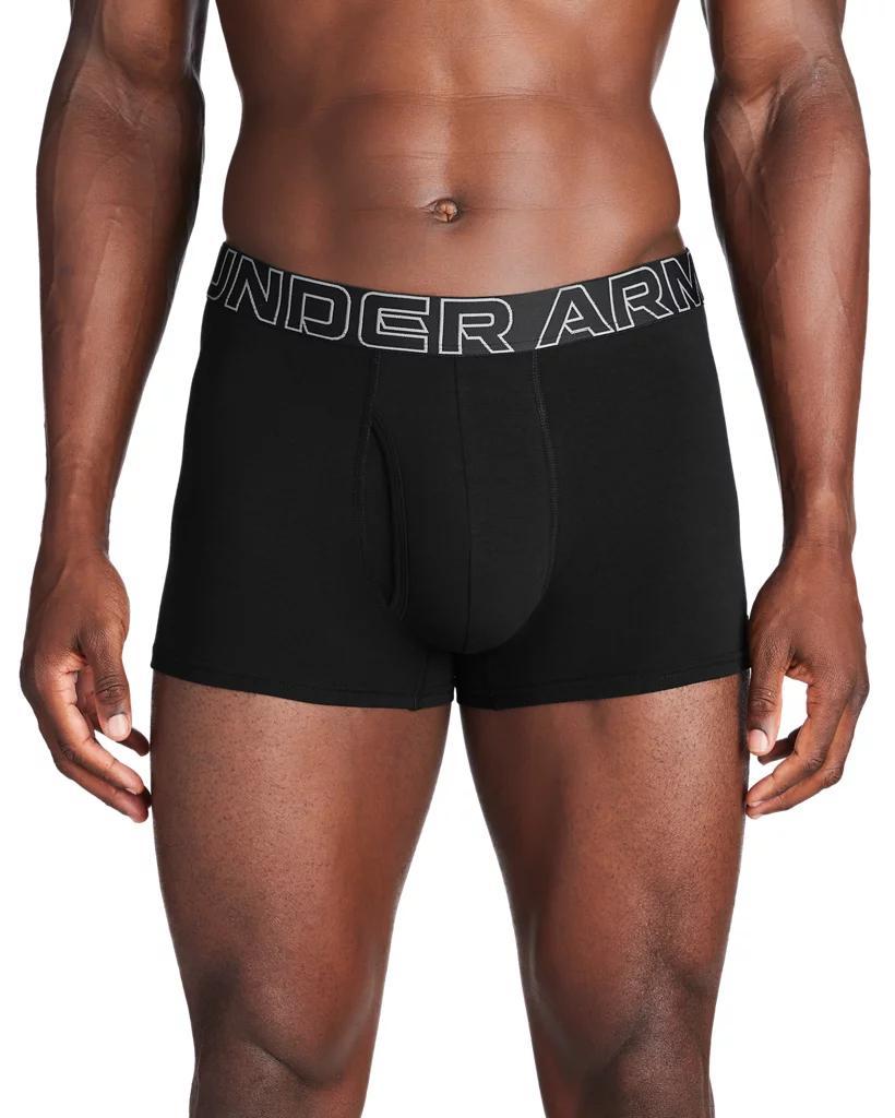 Men's UA Performance Cotton 3" 3-Pack Boxerjock® Product Image